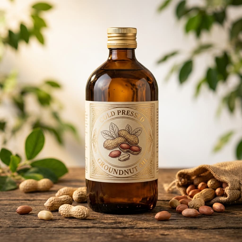 Cold Pressed Groundnut Oil